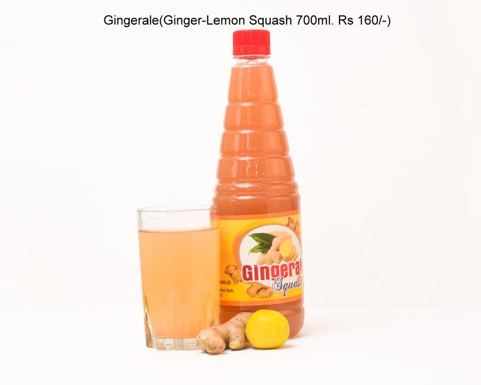 Ginger-Lemon Squash 700ml Rs 160