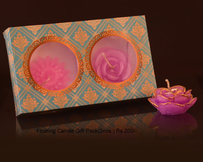 Floating Candle(2 nos.) Gift pack Rs 200